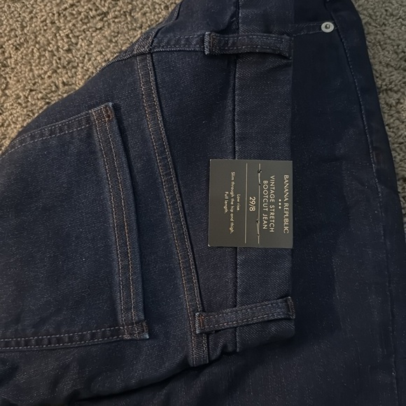 Brand new banana republic vintage stretch jeans bootcut 29/8 low rise with tags! - Picture 3 of 6
